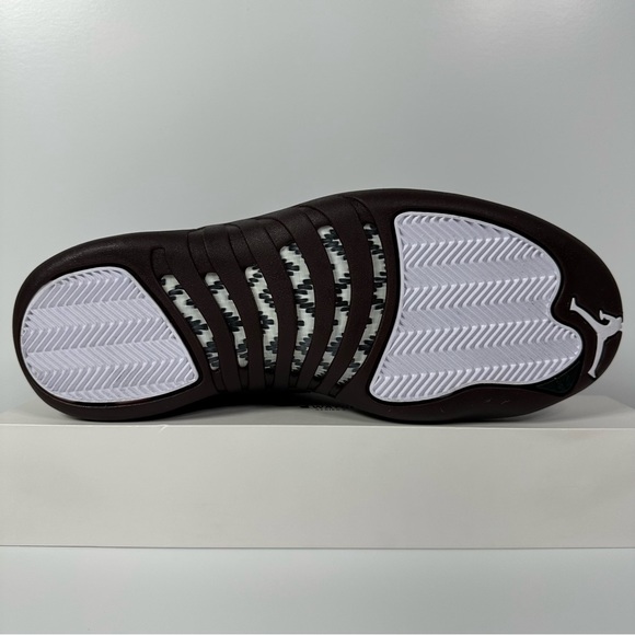 AIR JORDAN 12 RETRO SP X A MA MANIERE MENS SHOES NUBUCK SUEDE MAROON BURGUNDY - Picture 5 of 12